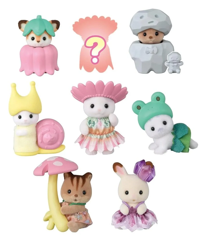Sylvanian Families Mini-figures Forest Fairy Baby Friends Surprise Bag 5 cm - 1 Unidade Aleatória